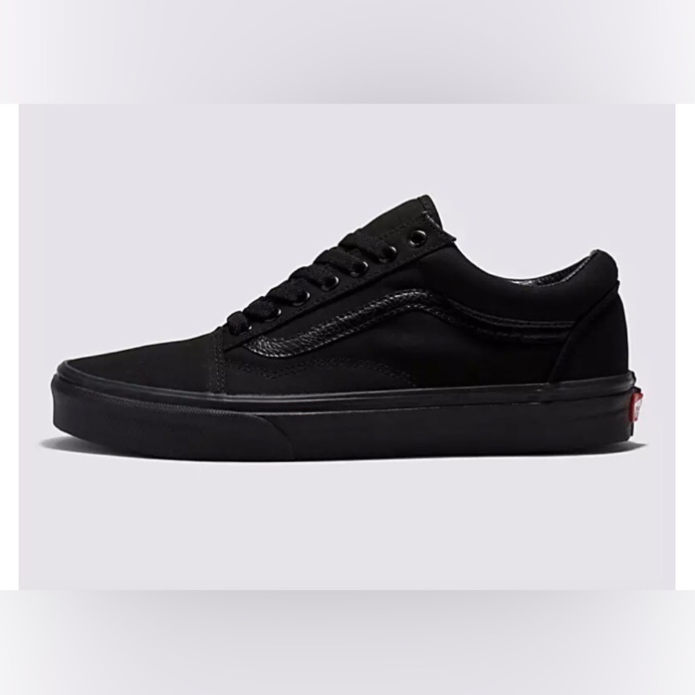 Vans Canvas black shoes sneakers, kids size 3.5. Brand new with box